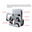 JYS-P5122 Multifunctional Charger Stand Cooling Fan Base for PS5 Game Console - 3
