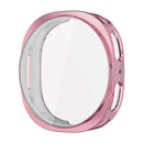 ENKAY HAT PRINCE For Samsung Galaxy Watch8 40mm TPU Watch Case   Electroplating Watch Cover with Screen Protector - Pink - 1
