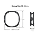 ENKAY HAT PRINCE For Samsung Galaxy Watch8 40mm TPU Watch Case   Electroplating Watch Cover with Screen Protector - Pink - 6