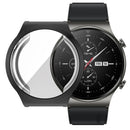 TPU Full Coverage Electroplating Protective Shell Case Cover for Huawei Watch GT 2 Pro - Black - 1