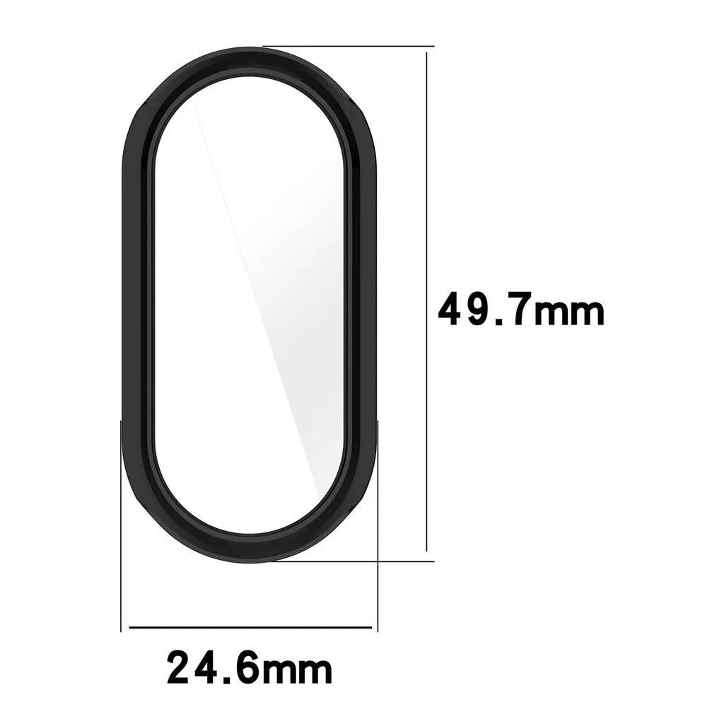 For Xiaomi Smart Band 10 / 10 NFC Watch Case Full Protection Scratch Resistant TPU Cover - Electroplating Black - 4