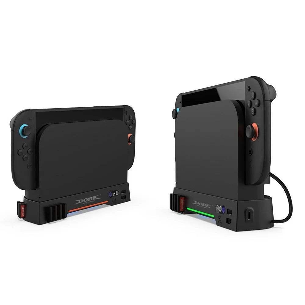 DOBE TNS-31111 For Nintendo Switch 2 Heat Dissipation Dual Fan Cooling Stand with RGB Light - 4