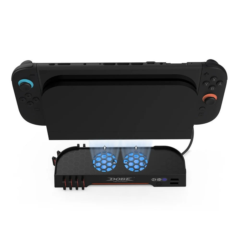 DOBE TNS-31111 For Nintendo Switch 2 Heat Dissipation Dual Fan Cooling Stand with RGB Light - 7