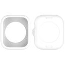 For Huawei Watch Fit 4 Watch Case Soft Silicone Hollow Watch Frame Cover - White - 4