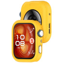 For Huawei Watch Fit 4 Pro Watch Case Soft Silicone Hollow Watch Frame Cover - Yellow - 6