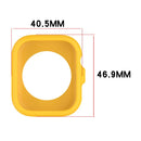 For Huawei Watch Fit 4 Pro Watch Case Soft Silicone Hollow Watch Frame Cover - Yellow - 7