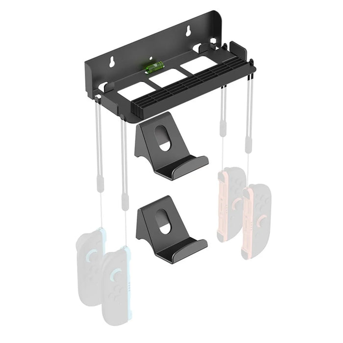 DOBE TNS-31113 Wall Mount Bracket for Nintendo Switch 2  /  Switch  /  OLED Game Controller Hanger with Game Card Storage - 1