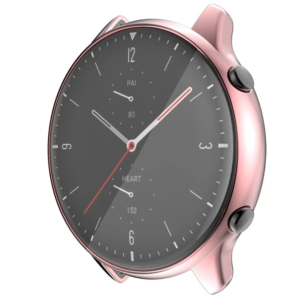 Soft TPU Electroplated Anti-Scratch Smart Watch Frame Case Cover for Huami Amazfit GTR2 - Pink - 2