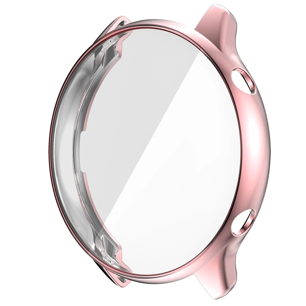 Soft TPU Electroplated Anti-Scratch Smart Watch Frame Case Cover for Huami Amazfit GTR2 - Pink - 3