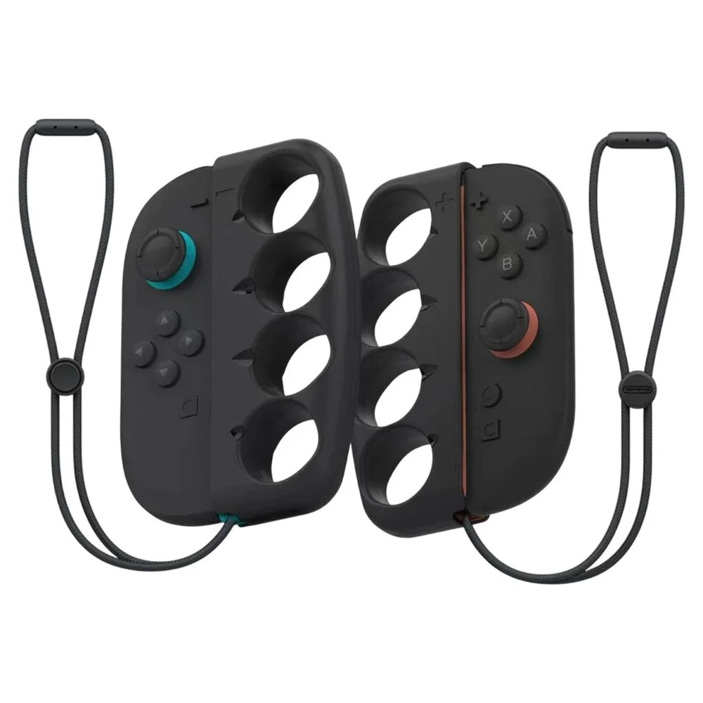 PGTECH GP-386 For Nintendo Switch 2 Left and Right Joy-Con Magnetic Boxing Grip Handle - Black - 1
