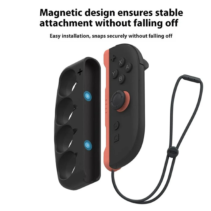 PGTECH GP-386 For Nintendo Switch 2 Left and Right Joy-Con Magnetic Boxing Grip Handle - Black - 4