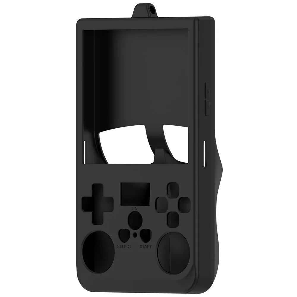 For R36 Max Handheld Game Console Silicone Protective Case Shockproof Anti Slip Cover - Black - 4