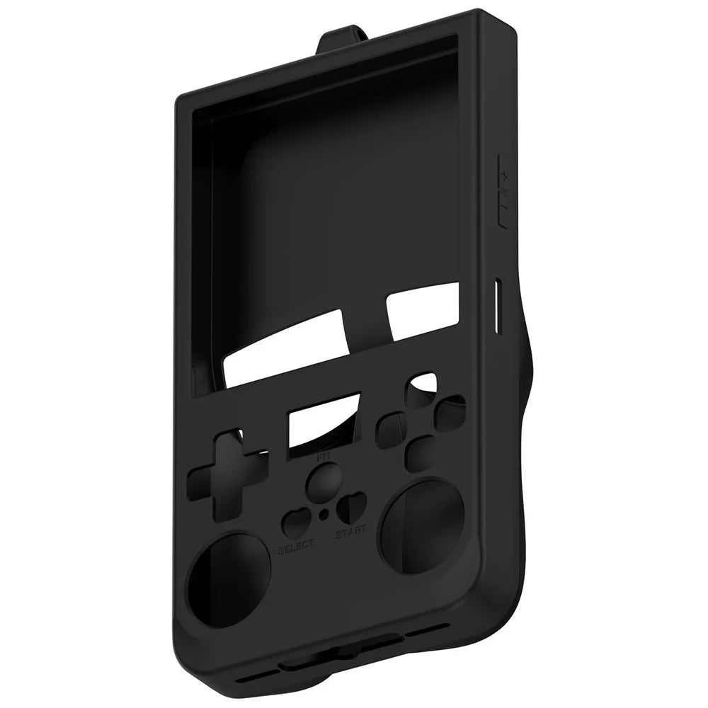 For R36 Max Handheld Game Console Silicone Protective Case Shockproof Anti Slip Cover - Black - 5
