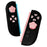 7Pcs / Set For Nintendo Switch 2 Star and Heart Silicone Joystick Caps D-Pad Button ABXY Key Sticker - Pink+White - 2