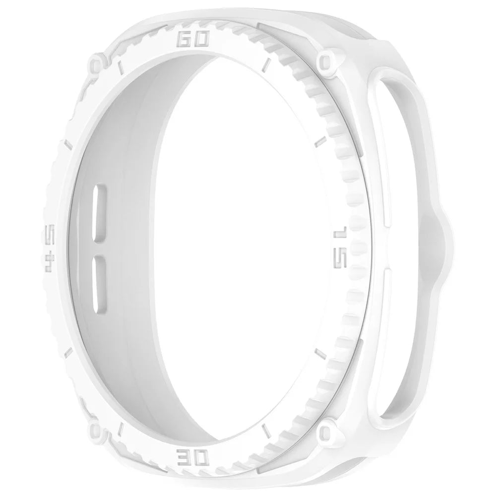 For Samsung Galaxy Watch8 Classic 46mm TPU Protective Watch Case with Protective Ring - White - 4