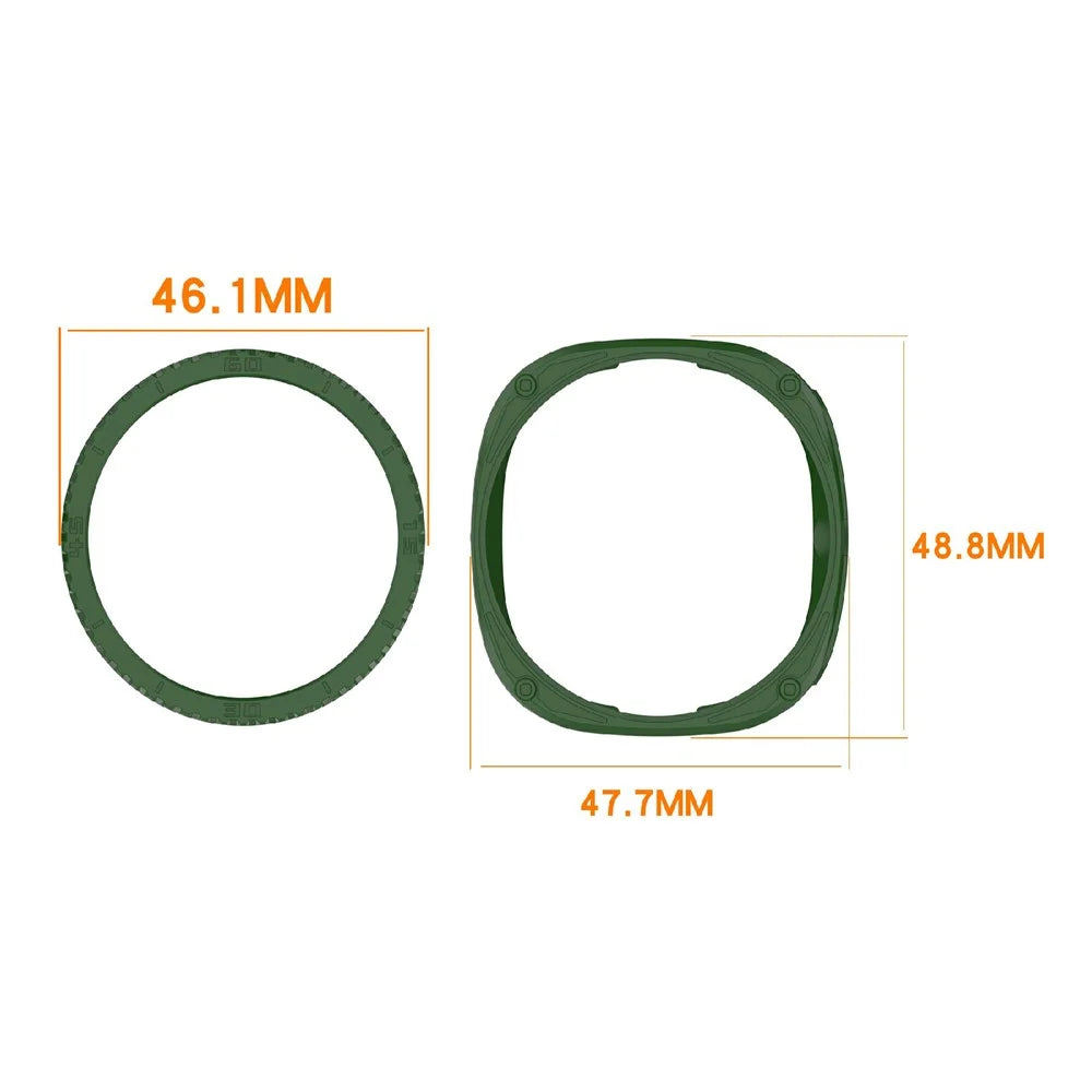 For Samsung Galaxy Watch8 Classic 46mm TPU Protective Watch Case with Protective Ring - White - 7