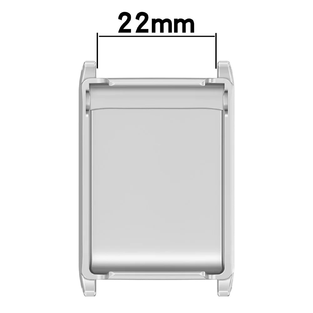 Watch Case for WHOOP 5.0 LIFE MG / 5.0 Peak / 5.0 One / 4.0 / 3.0 Fitness Band Protective Cover - Silver - 3