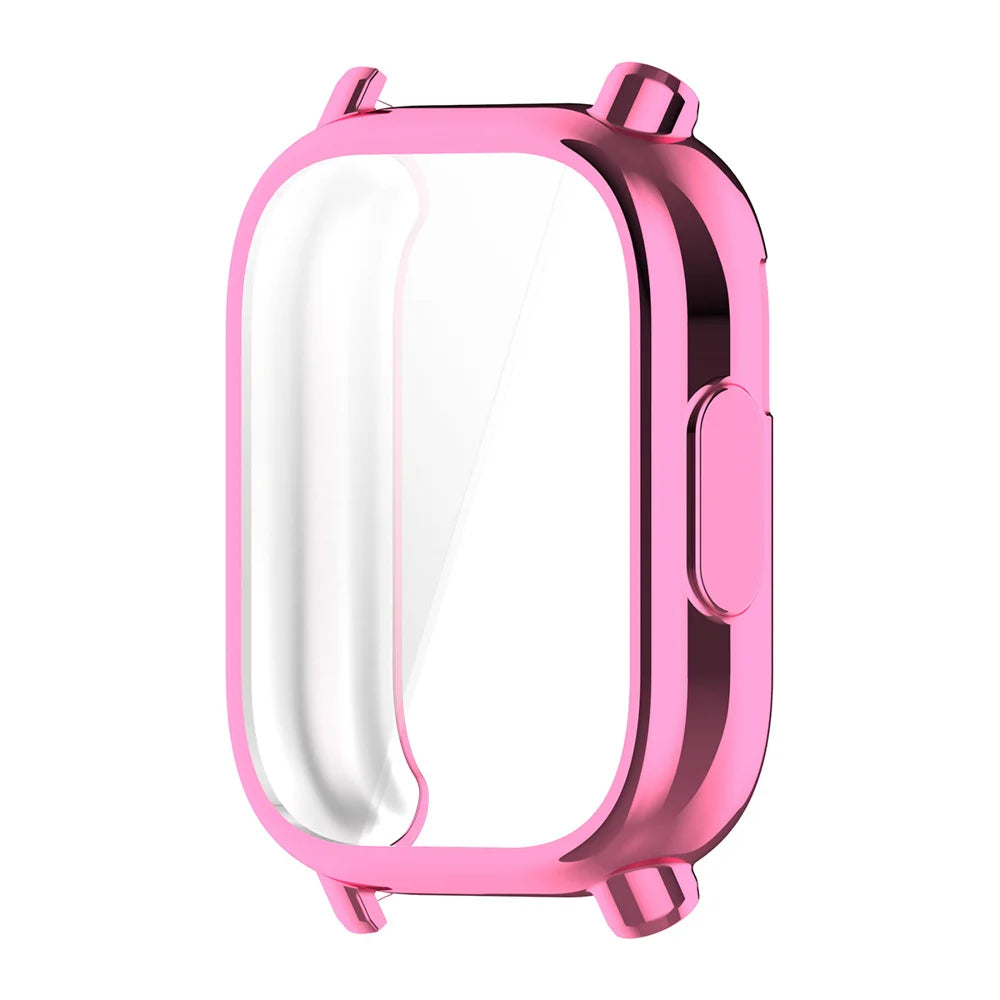 ENKAY HAT PRINCE For Xiaomi Redmi Watch 5 Lite TPU Watch Case   Electroplating Watch Cover with Screen Protector - Pink - 2
