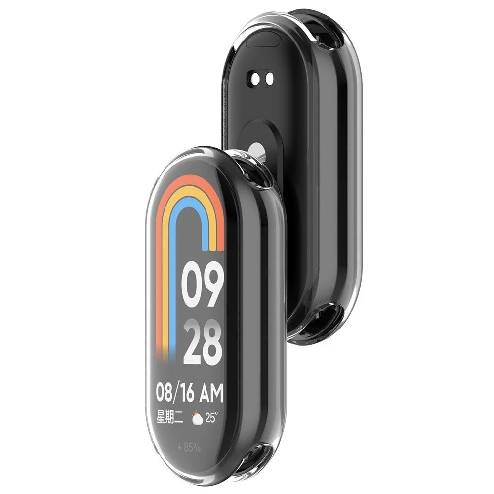 For Xiaomi Smart Band 10 Ceramic / 9 Ceramic / 8 Watch Case Transparent TPU Full Cover Protector - 2