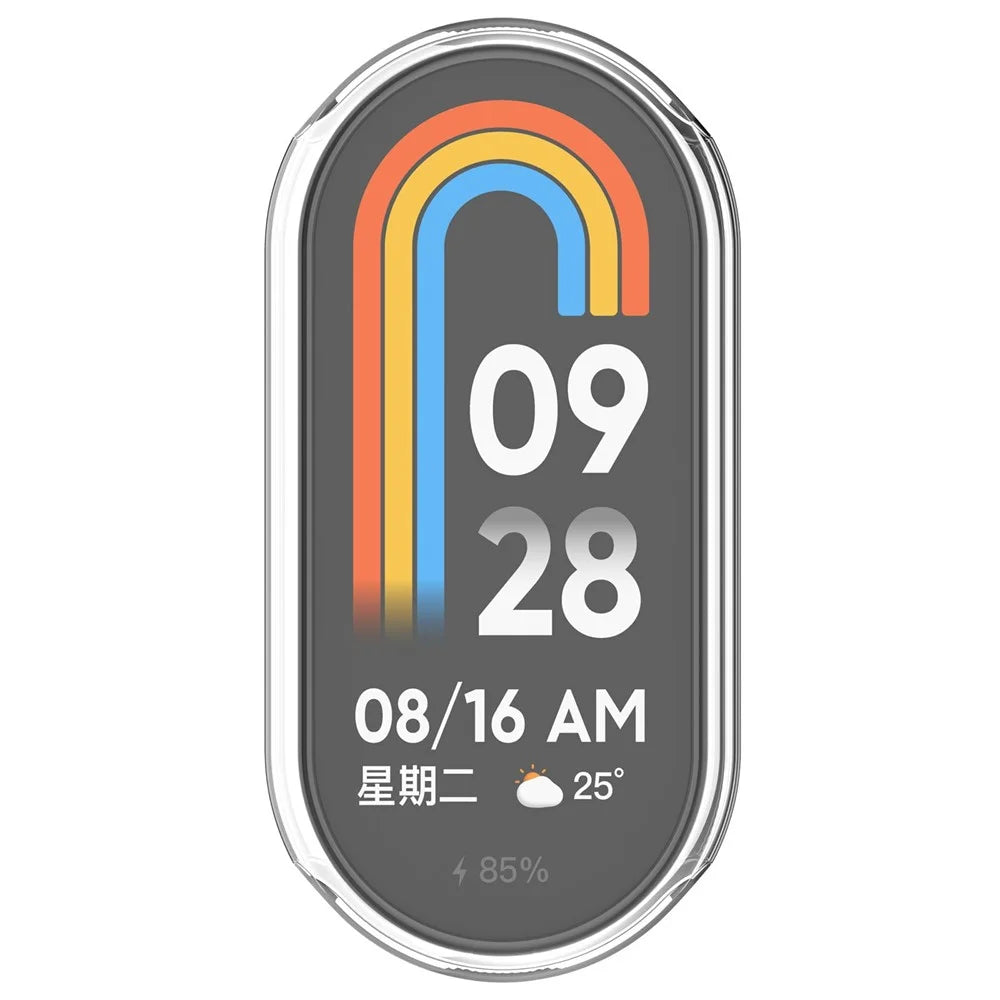 For Xiaomi Smart Band 10 Ceramic / 9 Ceramic / 8 Watch Case Transparent TPU Full Cover Protector - 4