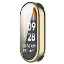 For Xiaomi Smart Band 10 / 10 NFC Watch Case Electroplating Full Wrapped TPU Cover - Light Gold - 3