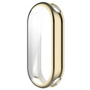 For Xiaomi Smart Band 10 / 10 NFC Watch Case Electroplating Full Wrapped TPU Cover - Light Gold - 4
