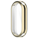 For Xiaomi Smart Band 10 / 10 NFC Watch Case Electroplating Full Wrapped TPU Cover - Light Gold - 5