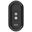 For Xiaomi Smart Band 10 Ceramic / 9 Ceramic / 8 Watch Case Rhinestone Decor Hollow Electroplating PC Watch Cover - Black - 7