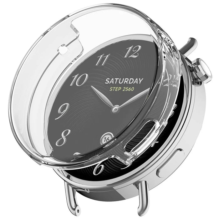For Xiaomi Watch S4 41mm Watch Case Transparent TPU Full Cover Protector - 1