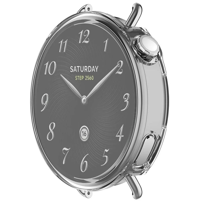 For Xiaomi Watch S4 41mm Watch Case Transparent TPU Full Cover Protector - 3