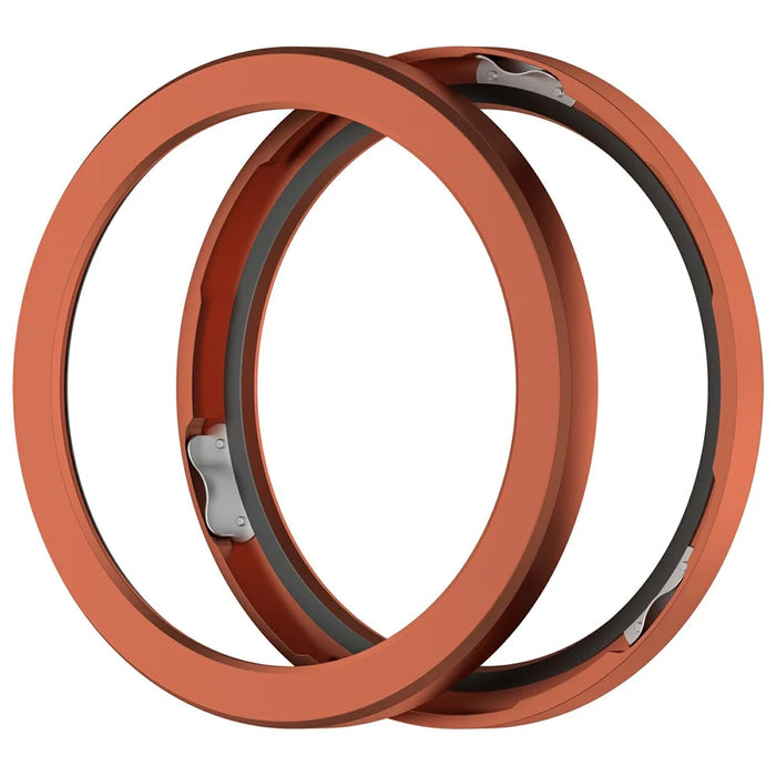 For Nothing CMF Watch Pro 2 Metal Watch Bezel with Screen Protector Flat Design Smartwatch Ring - Orange - 4