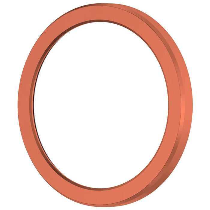 For Nothing CMF Watch Pro 2 Metal Watch Bezel with Screen Protector Flat Design Smartwatch Ring - Orange - 5