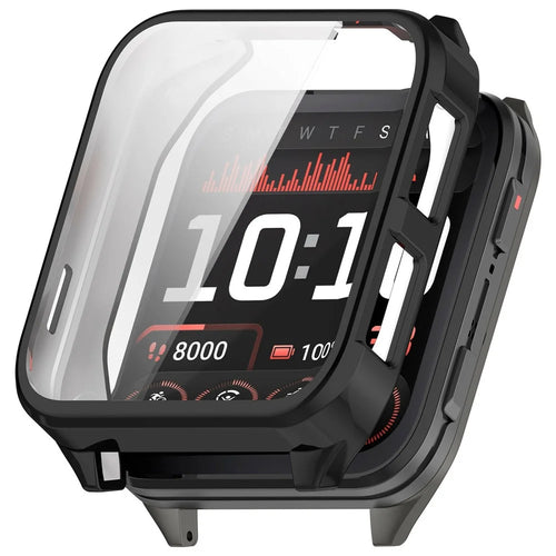 For Garmin Venu X1 Watch Case Full Protection Scratch Resistant TPU Cover - Electroplating Black - 1