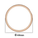 For Honor Watch Fit Elegant Edition Watch Case Rhinestone Decor Hollow Electroplating PC Watch Cover - Black - 6