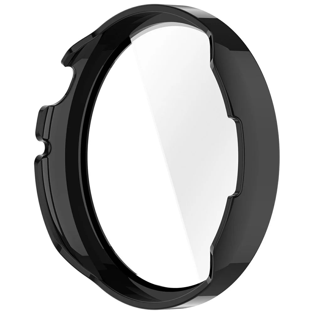 For Honor Watch Fit Elegant Edition Watch Case PC Frame Cover with Tempered Glass Screen Film - Black - 5