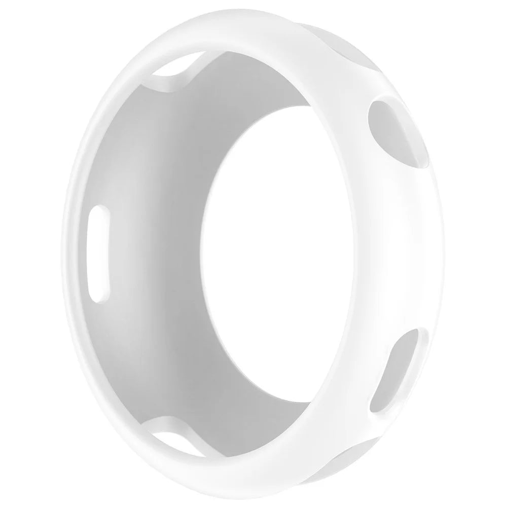 For vivo Watch 5 / 5 eSIM / iQOO Watch 5 Watch Case Soft Silicone Hollow Watch Frame Cover - White - 4