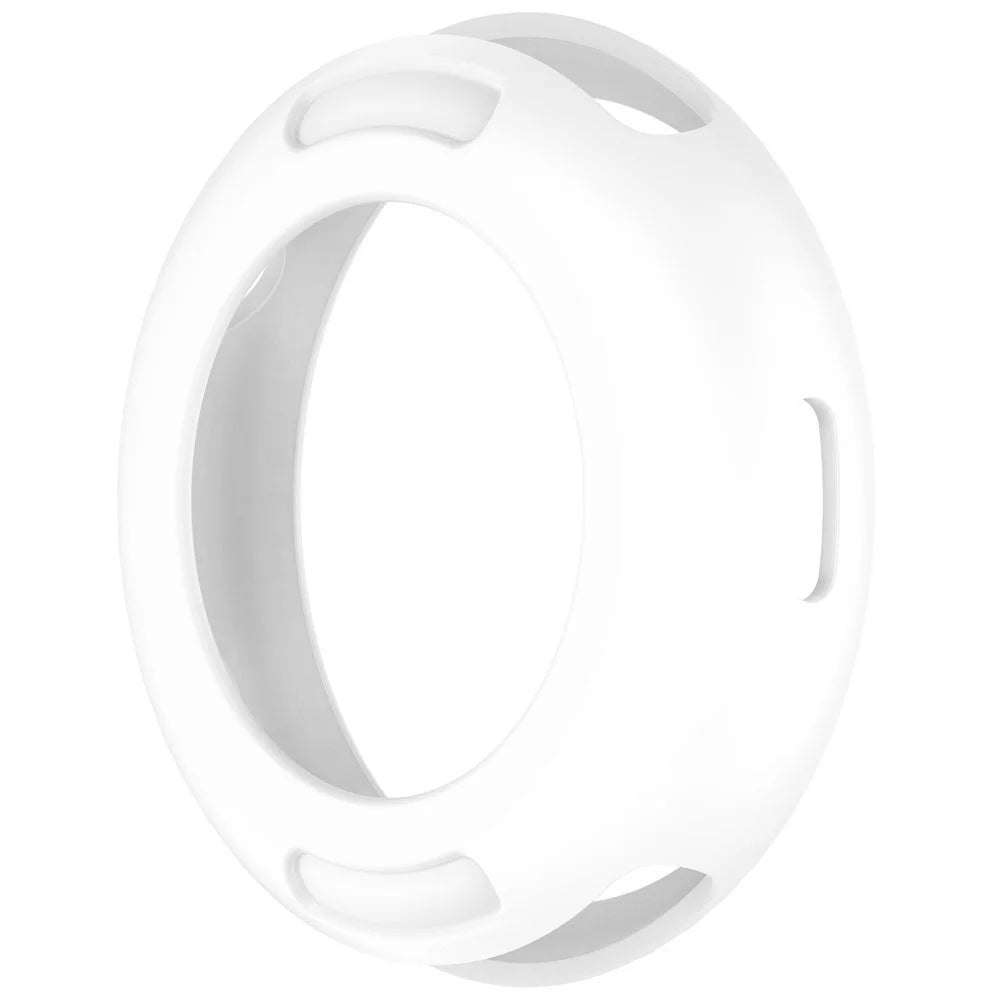 For vivo Watch 5 / 5 eSIM / iQOO Watch 5 Watch Case Soft Silicone Hollow Watch Frame Cover - White - 5
