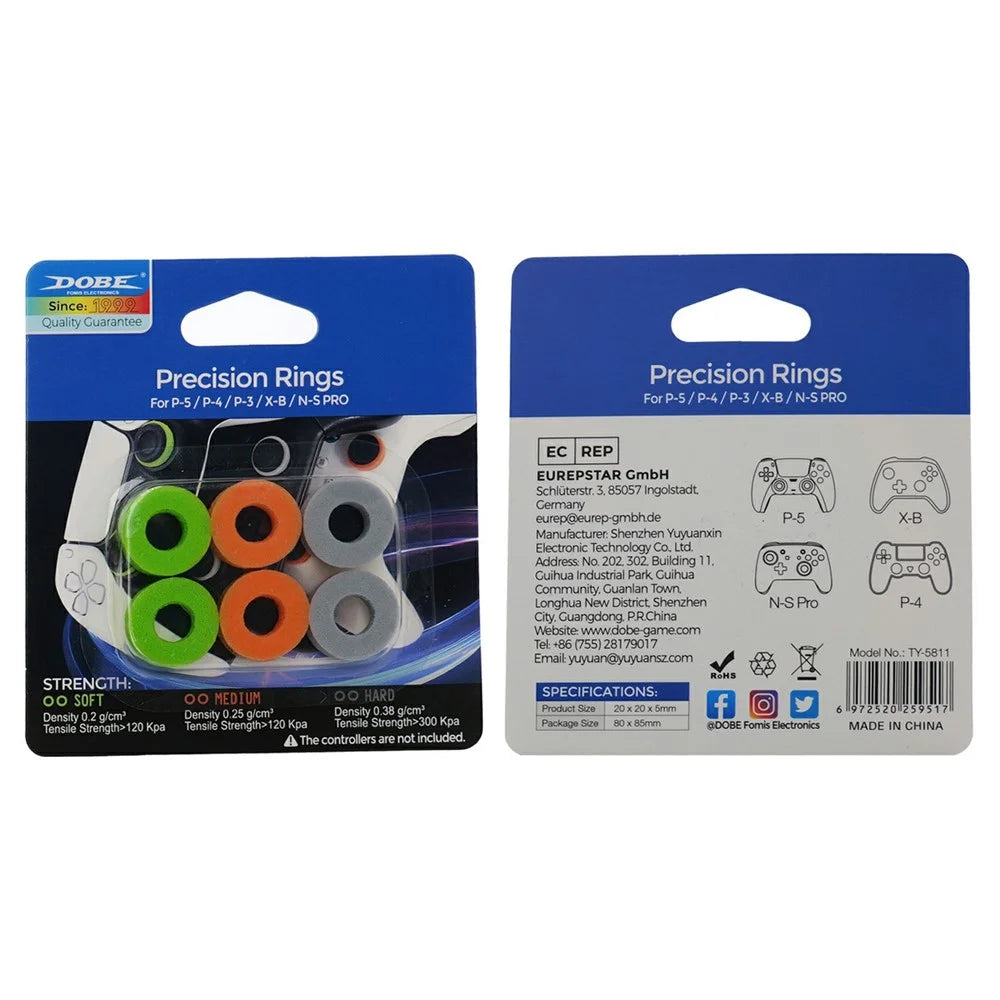 DOBE TY-5811 6Pcs Joystick Silicone Buffer Rings for PS5 / PS4 / Xbox / Switch Pro Game Controller Accessories - 7