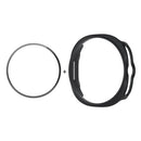 ENKAY HAT PRINCE For Samsung Galaxy Watch8 Classic 46mm Case PC Watch Cover with PMMA Screen Film - Black - 1