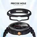 ENKAY HAT PRINCE For Samsung Galaxy Watch8 Classic 46mm Case PC Watch Cover with PMMA Screen Film - Black - 5