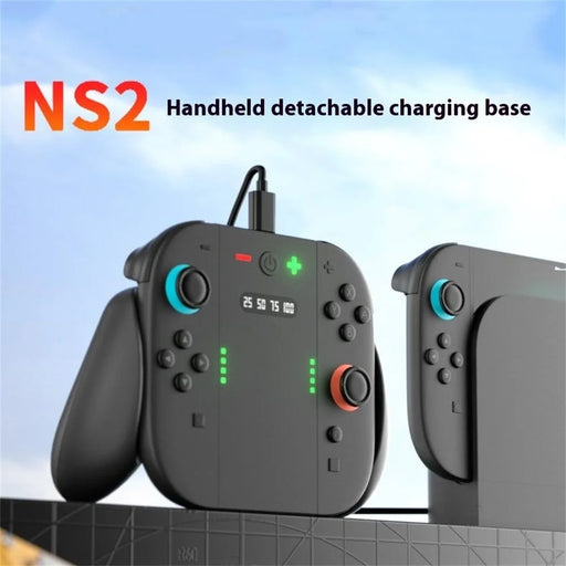 IPLAY HBS-2827 For Nintendo Switch 2 Joy-Con Controller Charging Grip Detachable Charging Dock - 2