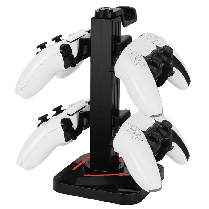 XSX-218 Game Controller Stand Holder Headset Hanger for PS  /  Xbox  /  Switch Universal Controller Display Rack - 6