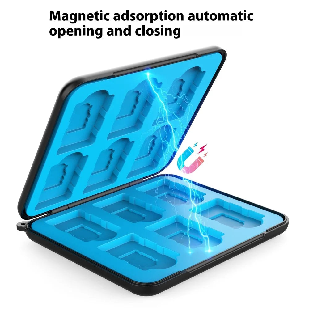 IPEGA PG-SW2108 For Nintendo Switch 2 Magnetic Game Card Storage Case Holds 12 Game Cards and 12 TF Cards - 4