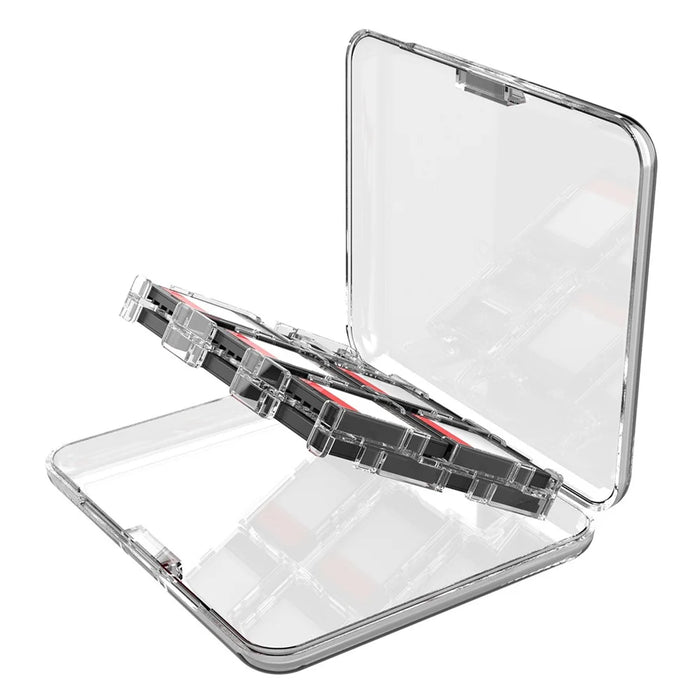IPEGA PG-SW2107 For Nintendo Switch 2 Transparent Magnetic Game Card Storage Case Holds 12 Game Cards and 2 TF Cards - 4