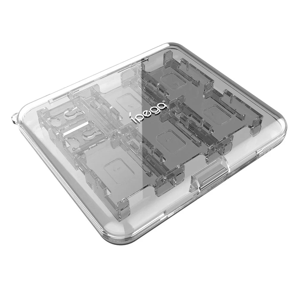 IPEGA PG-SW2107 For Nintendo Switch 2 Transparent Magnetic Game Card Storage Case Holds 12 Game Cards and 2 TF Cards - 6
