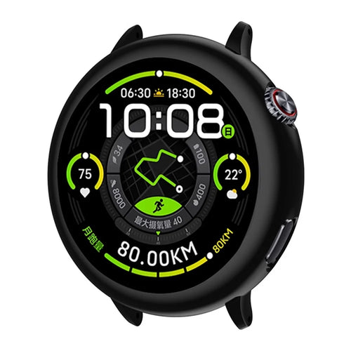 For vivo Watch 5 / iQOO Watch 5 Watch Case Hollow PC Watch Protective Cover - Black - 1