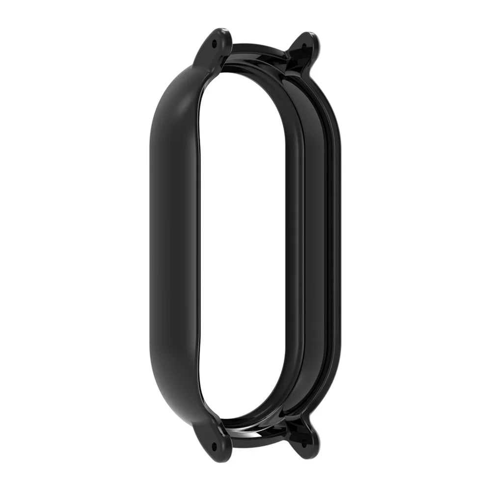 For Xiaomi Smart Band 10 NFC / Band 10 Watch Case Hollow PC Watch Protective Cover - Black - 4