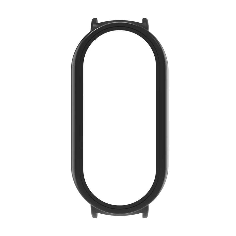 For Xiaomi Smart Band 10 Ceramic Watch Case Hollow PC Watch Protective Cover - Black - 2