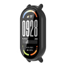 For Xiaomi Smart Band 10 Ceramic Watch Case PC Cover with Tempered Glass Screen Film - Black - 2