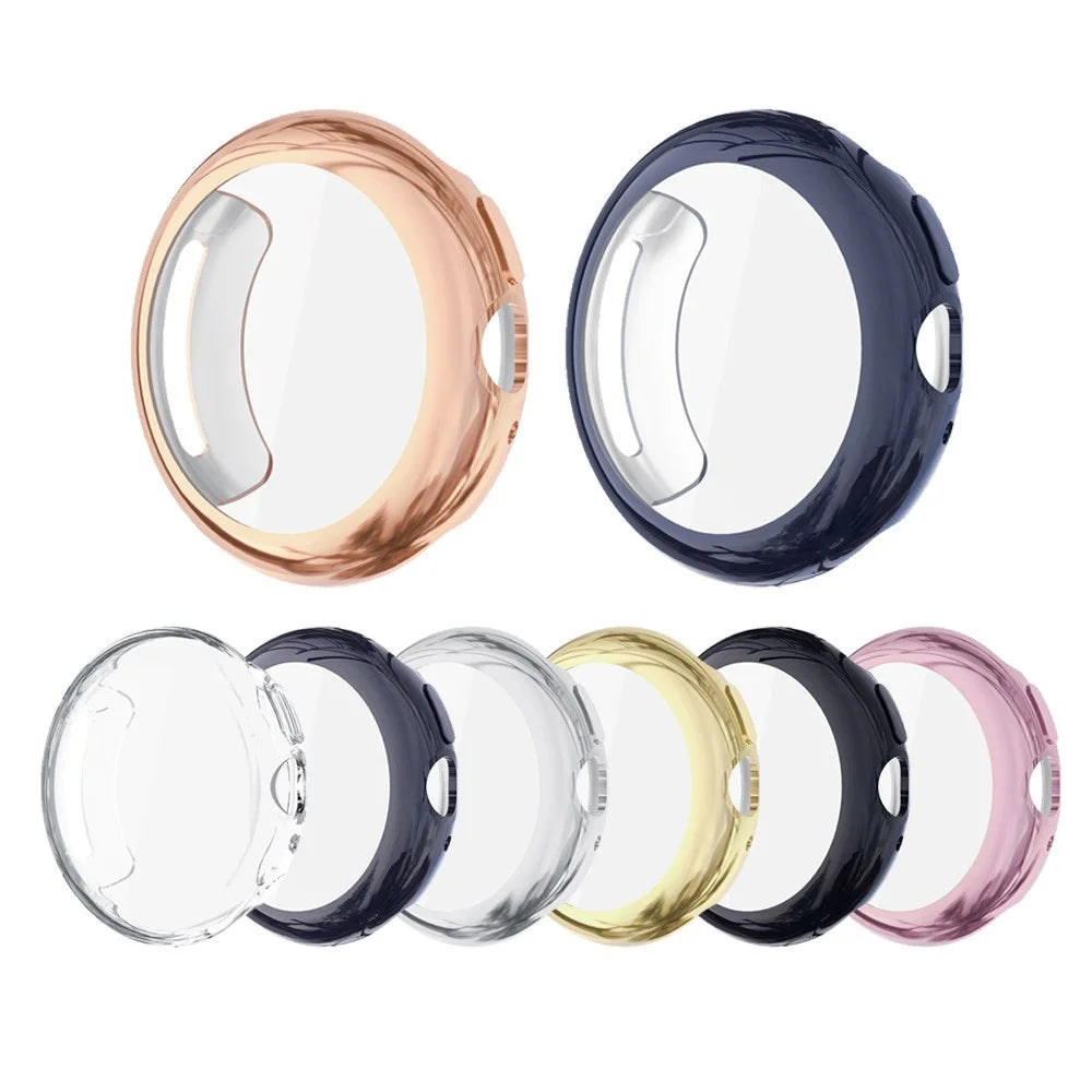 For Google Pixel Watch 4 45mm Case Full Protection Anti Scratch Electroplated TPU Cover - Midnight Blue - 7